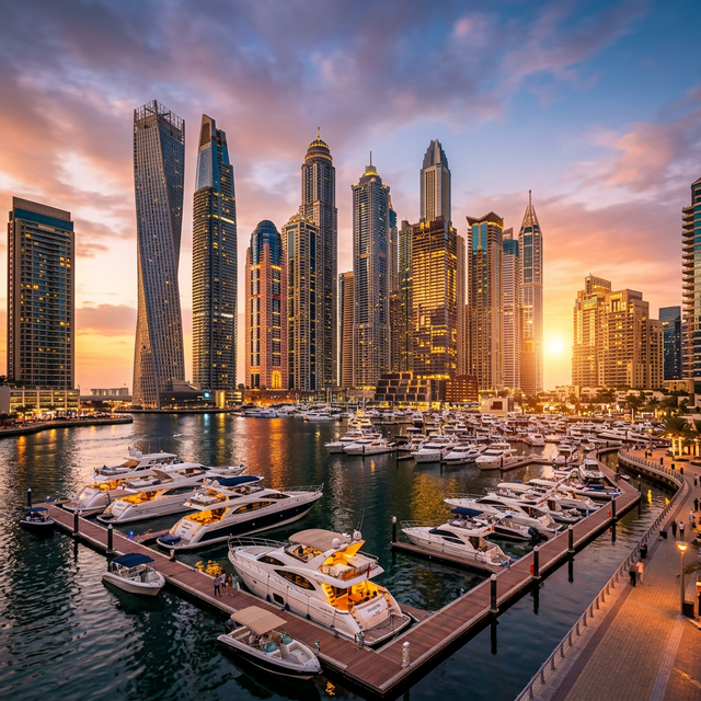 Dubai Marina Skyline